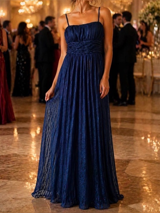BCBGMaxAzria Dresses & Skirts - BCBGMaxAzria Navy Ruched Evening Gown Cocktail Bridesmaid Deep Blue Dress